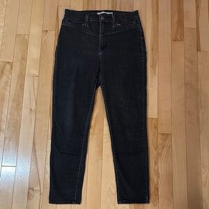 Levi's 721 High Rise Skinny Ankle Jeans, size 29